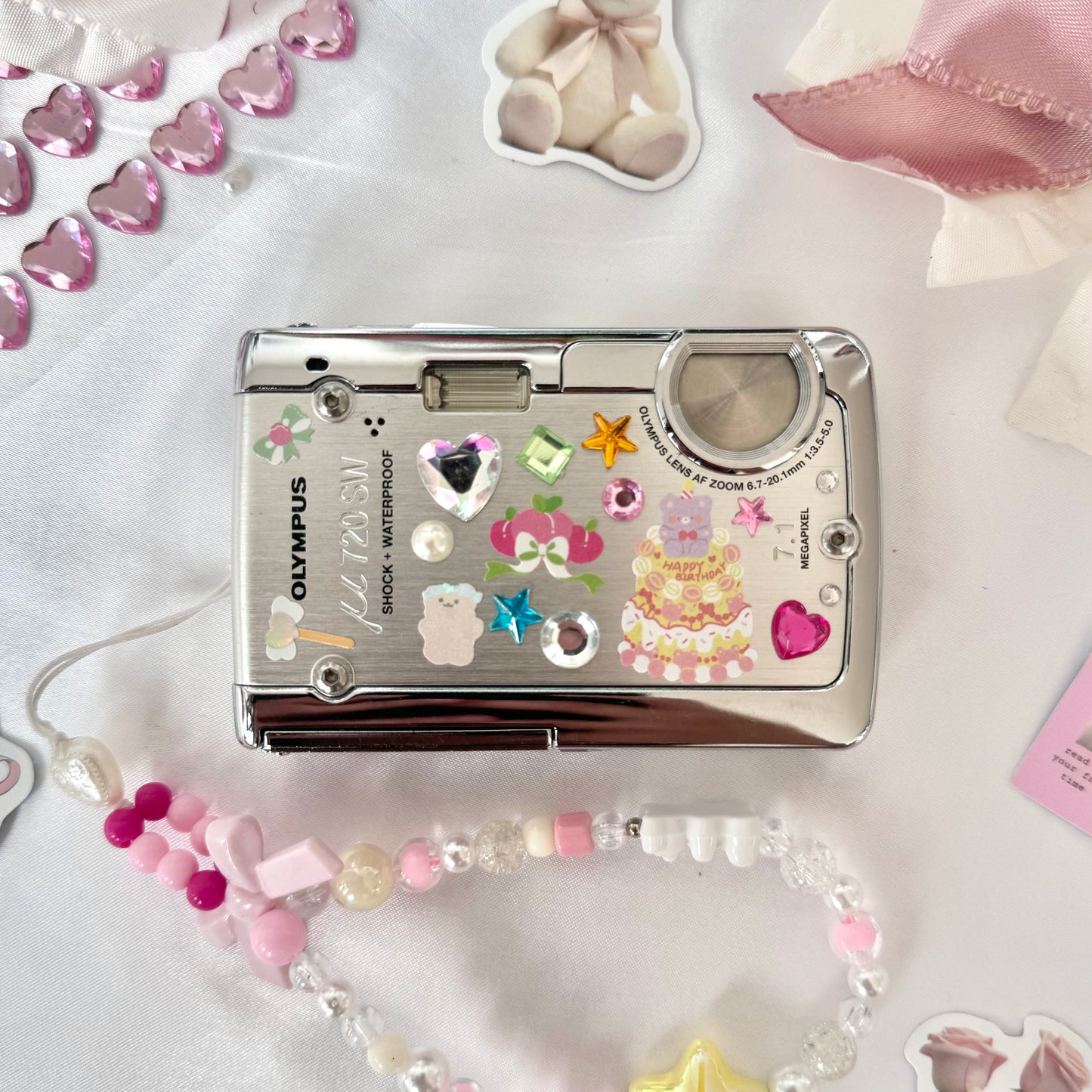 Silver Vintage Olympus Mju 720 SW 🍒