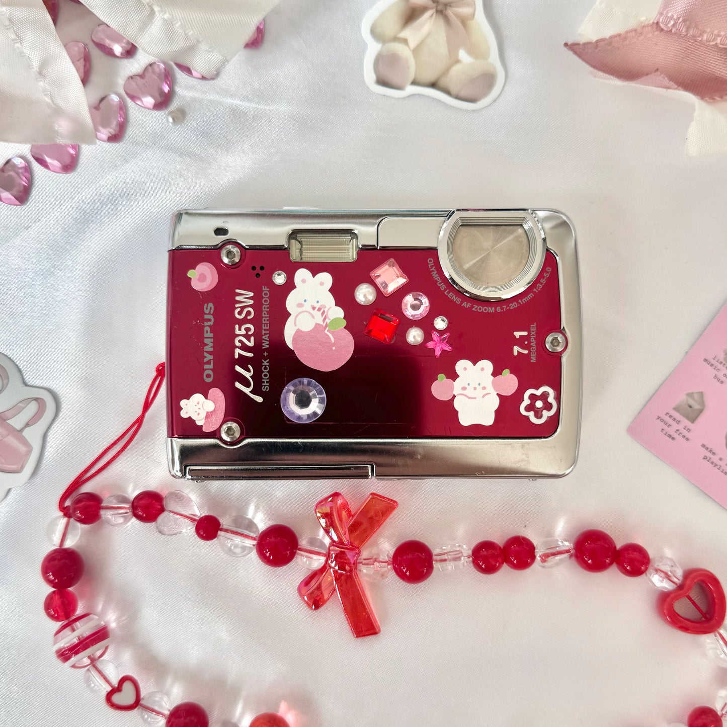 Red Vintage Olympus Mju 725 SW 🍒