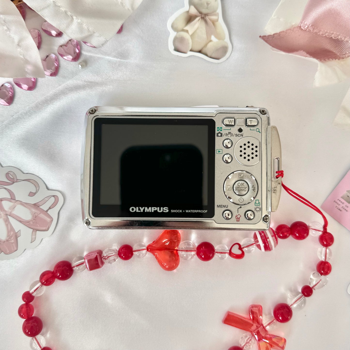 Red Vintage Olympus Mju 725 SW 🍒