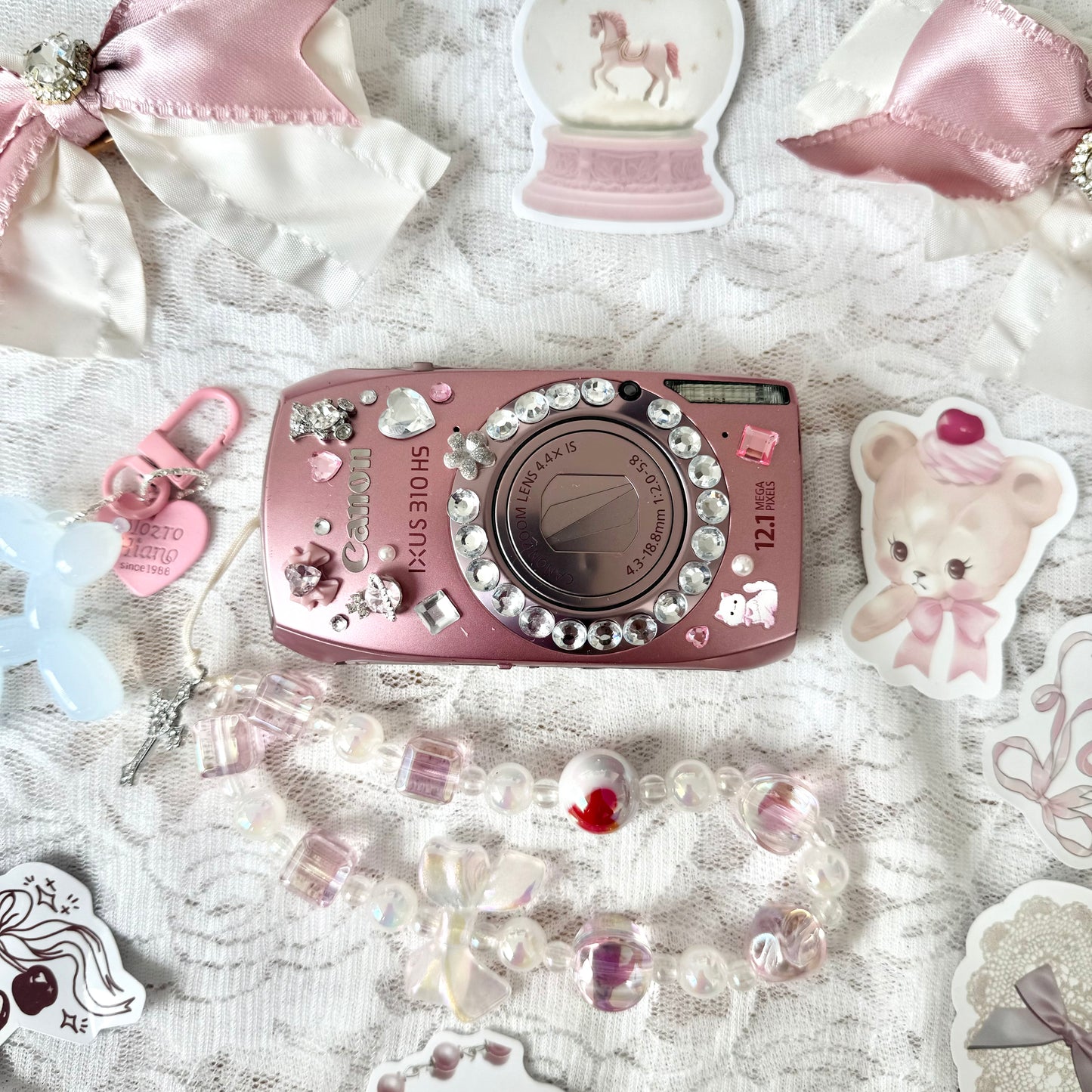 *Ultra Rare* Pink Canon IXUS 310 HS 🎀ɞ˚‧。⋆