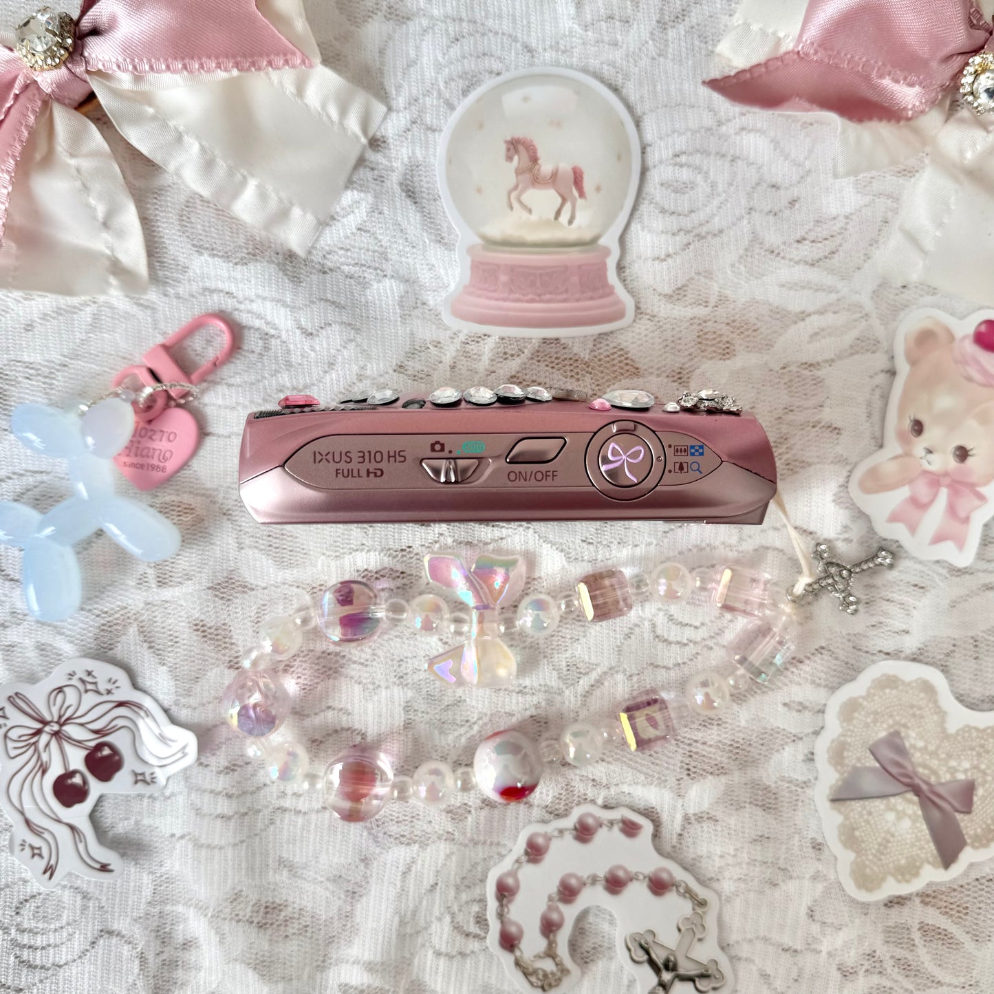 *Ultra Rare* Pink Canon IXUS 310 HS 🎀ɞ˚‧。⋆