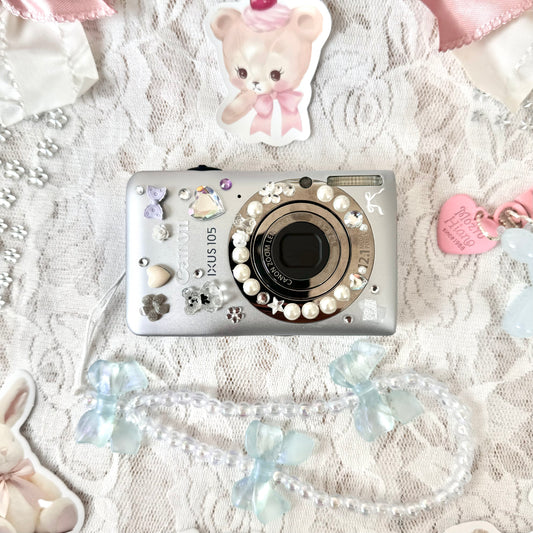 Rare Silver Canon IXUS 105 𓍢ִ໋🎂 ༘ ⋆˚🌷