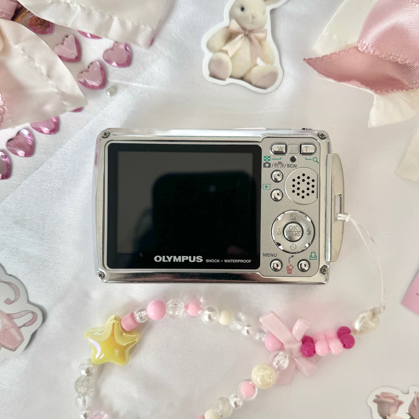 Silver Vintage Olympus Mju 720 SW 🍒