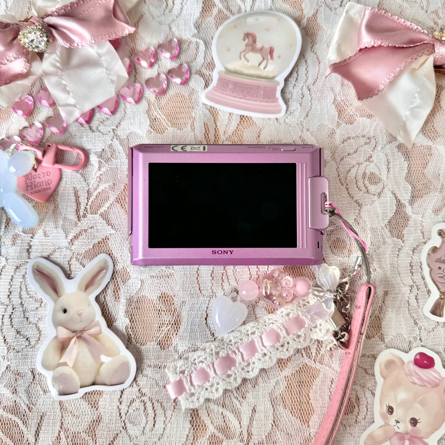 Rare Pastel Pink Sony Cybershot DSC-T77 🎀 ྀིྀི