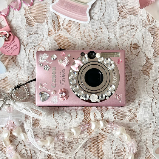 Rare Pastel Pink Canon IXUS 80 IS 🎀⋆｡˚