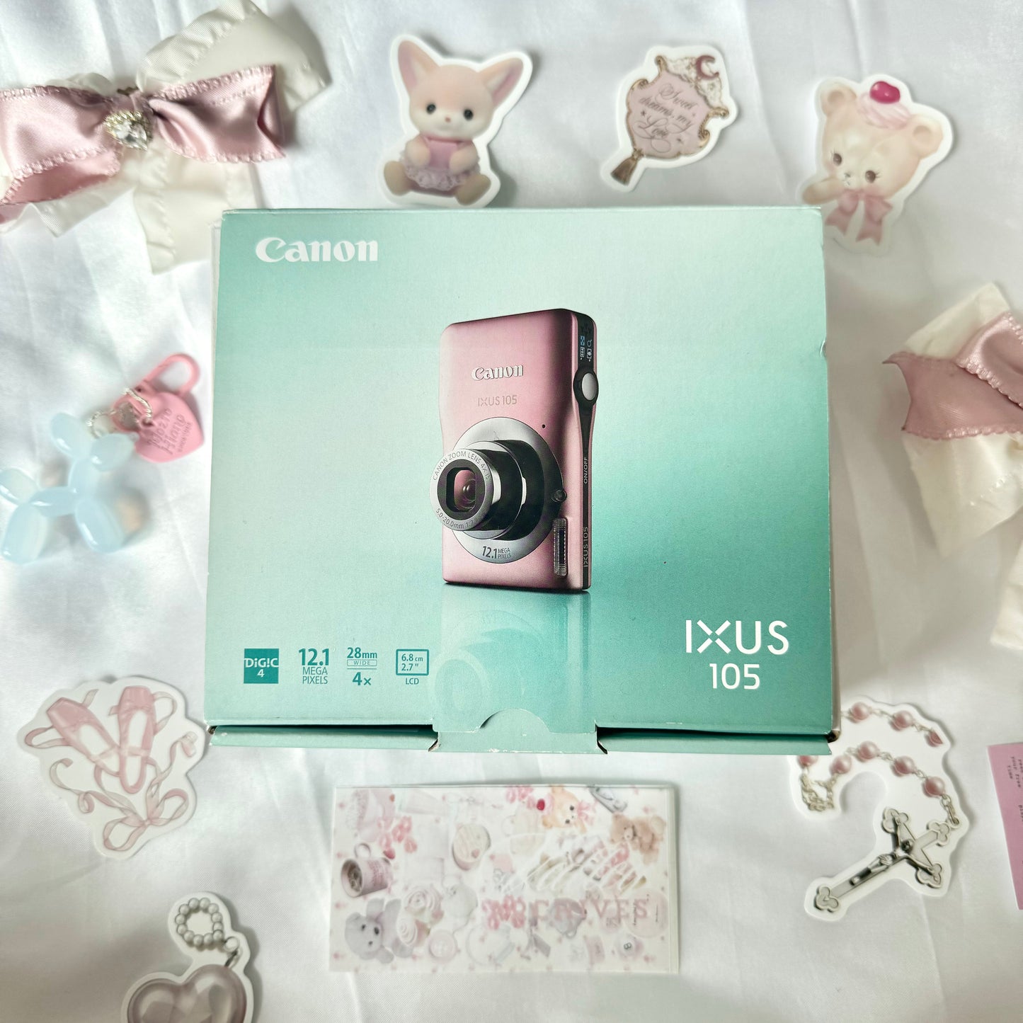 Rare Pastel Pink Canon IXUS 105 ⋆𐙚₊˚⊹ ᡣ𐭩