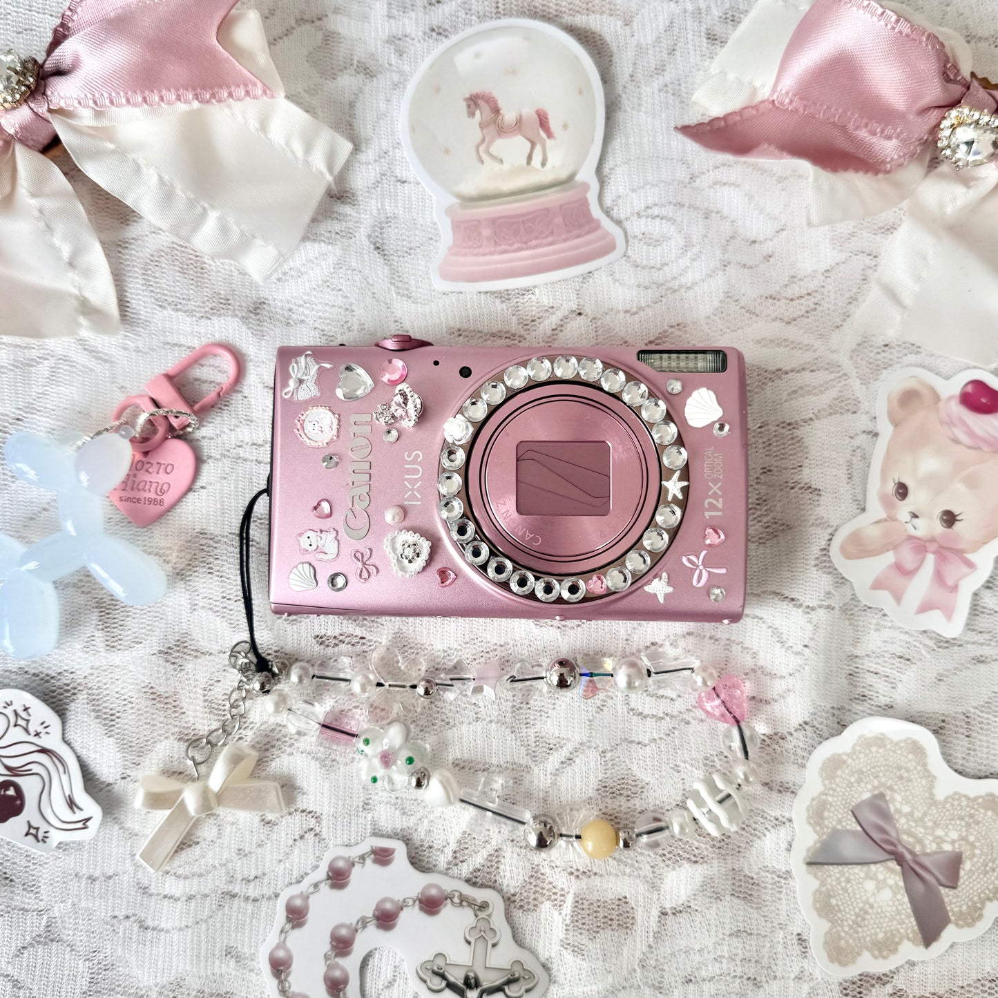 *Ultra Rare* Pastel Pink Canon IXUS 265 HS ˚˖𓍢ִ໋🦢˚