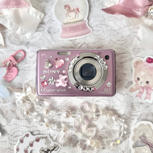 Pink Sony Cybershot DSC-W210 🎀🩰🦢🕯️🧸