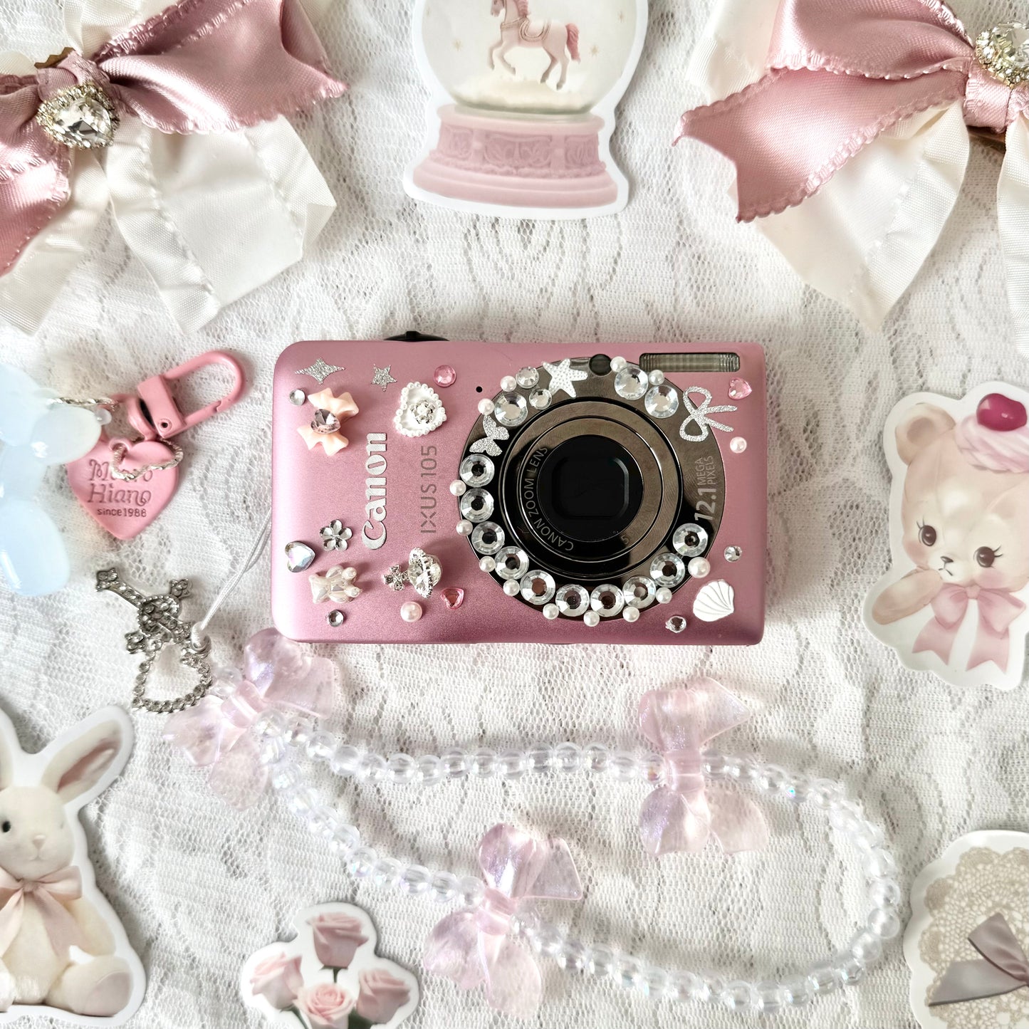 Rare Pink Coquette Canon IXUS 105 🎀