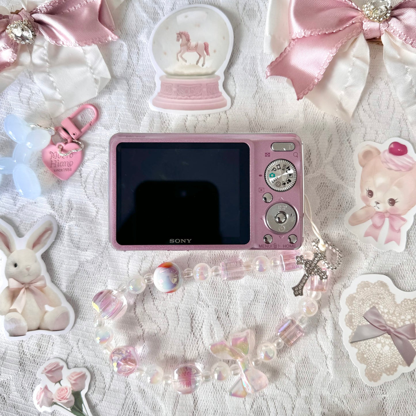 Pink Sony Cybershot DSC-W210 ⊹ ࣪ ˖🍰₊˚⊹♡