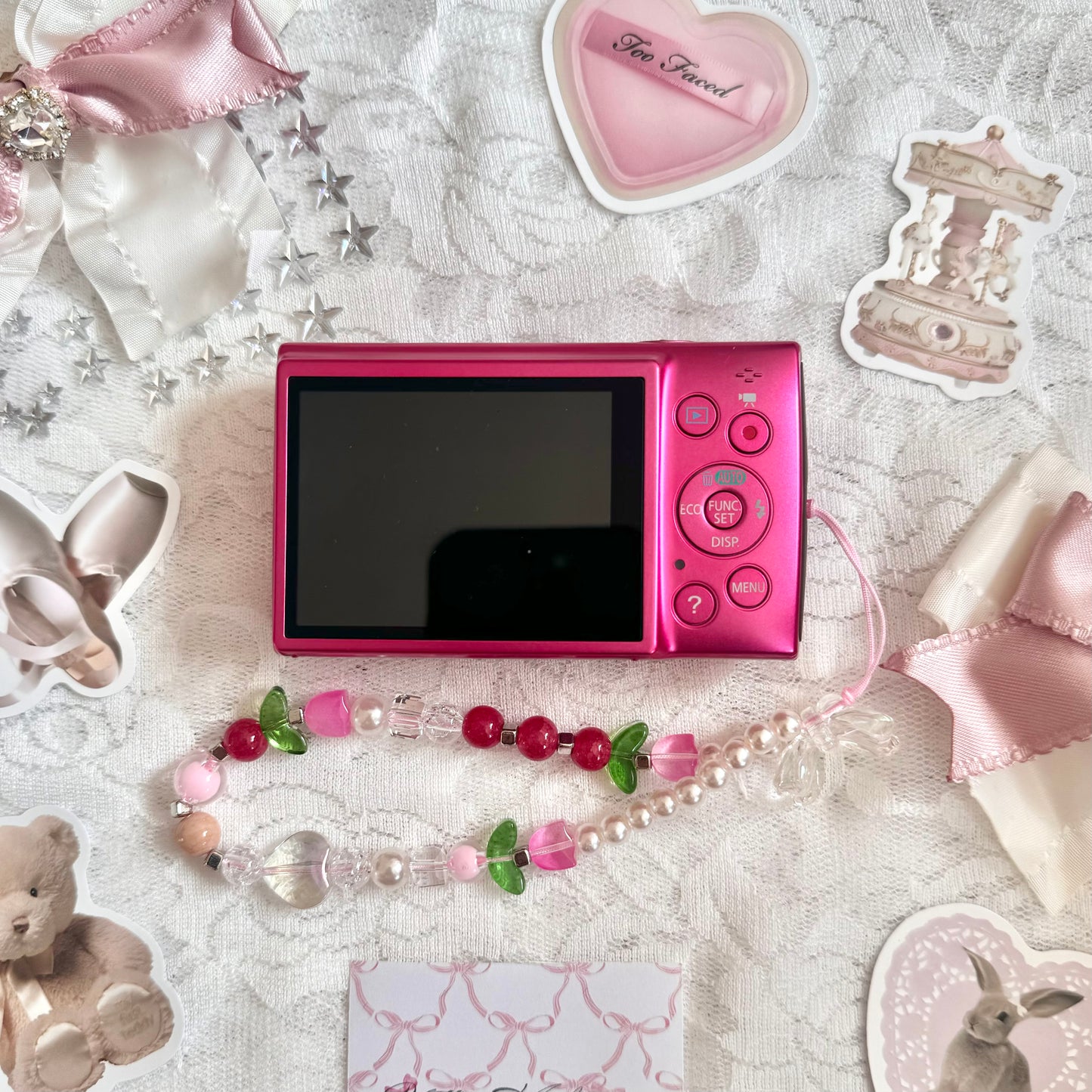 *Ultra Rare* Barbie Pink Canon IXUS 155 ˚˖𓍢ִ໋🦢˚